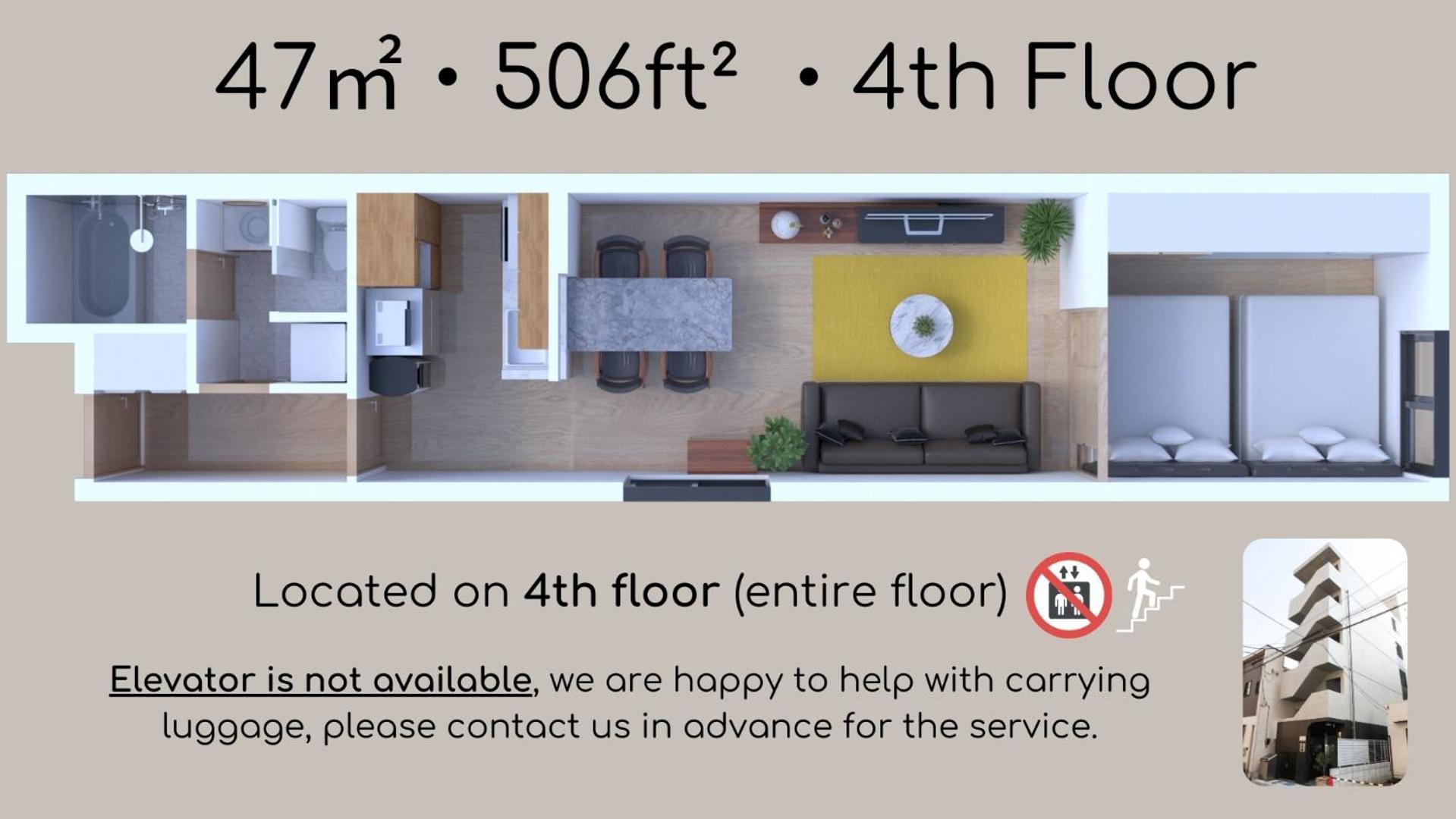 Seirai Asakusa Vacation Rental - 3 Minutes From Station Токіо Номер фото