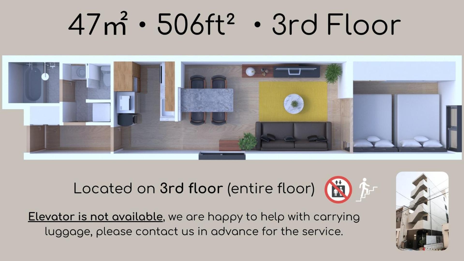 Seirai Asakusa Vacation Rental - 3 Minutes From Station Токіо Номер фото