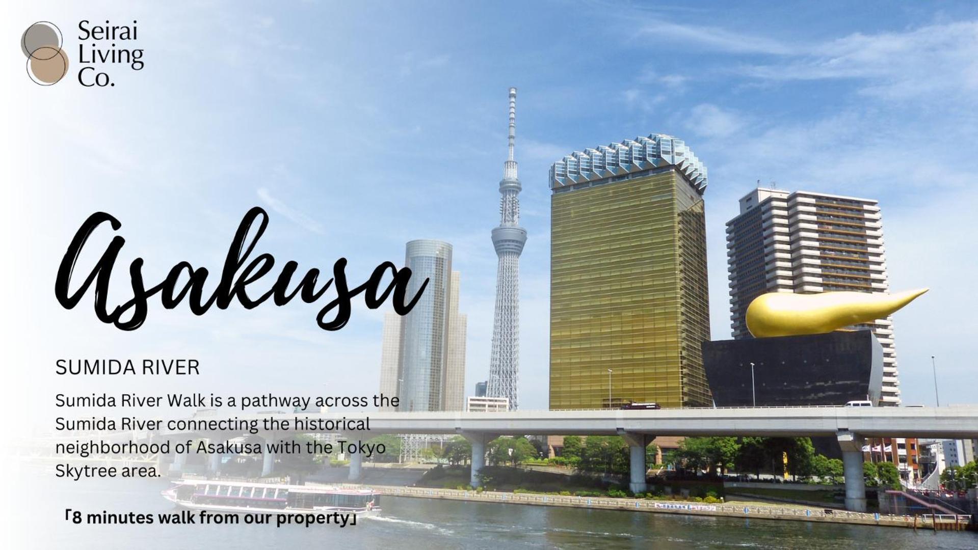 Seirai Asakusa Vacation Rental - 3 Minutes From Station Токіо Екстер'єр фото